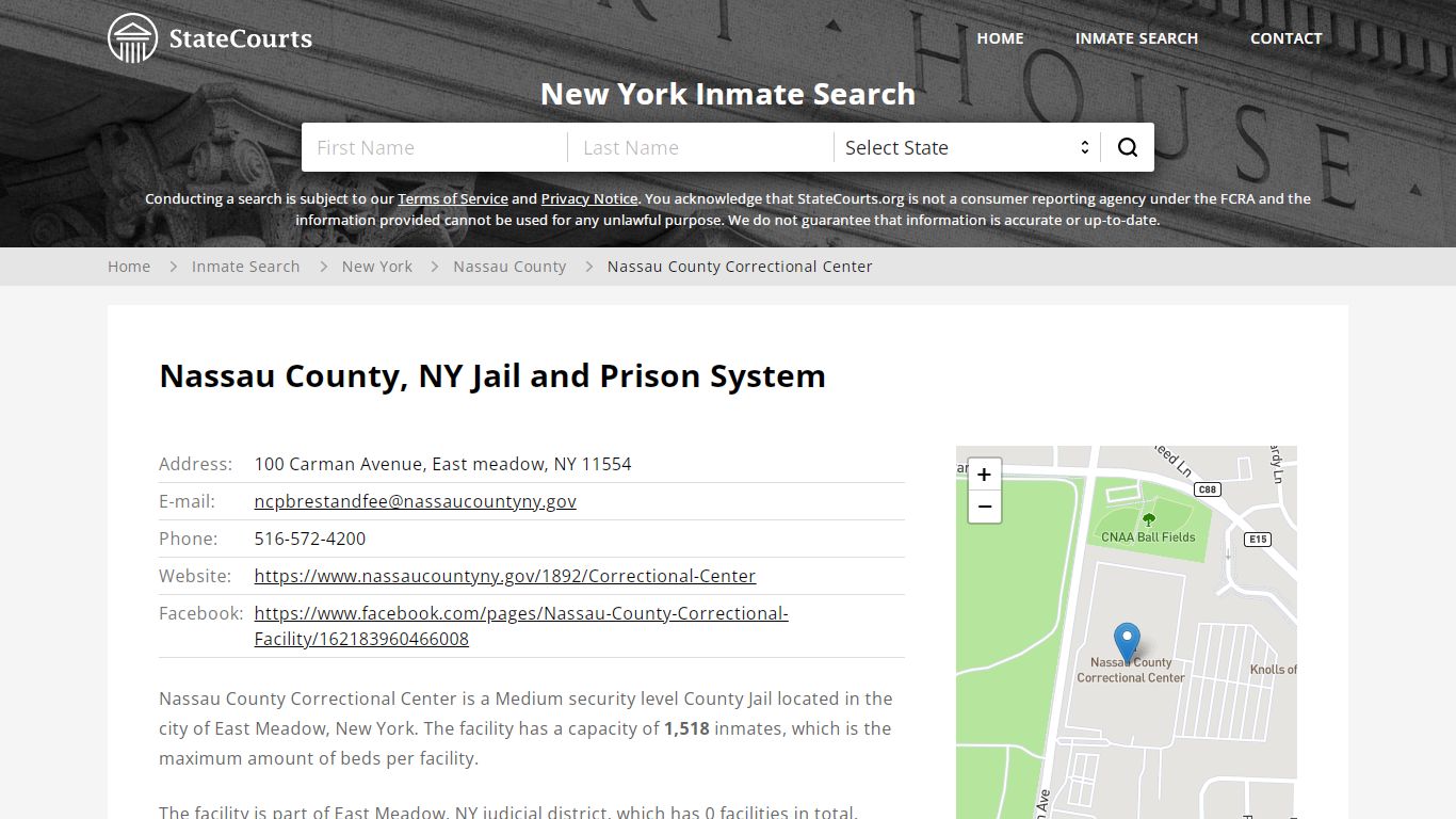 Nassau County Correctional Center Inmate Records Search ...